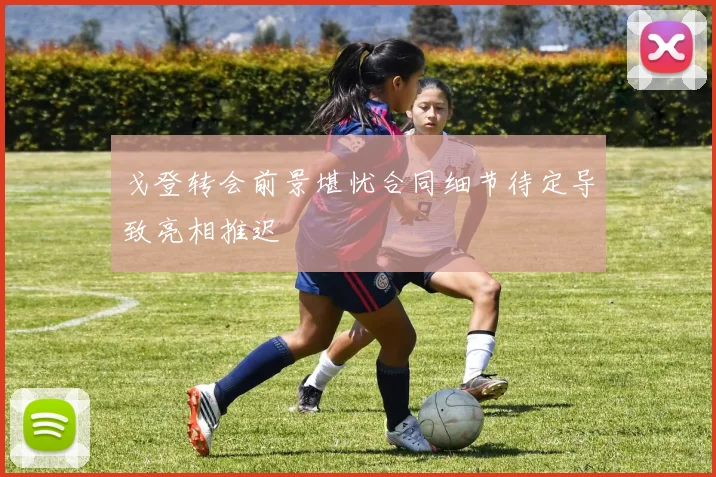 戈登转会前景堪忧合同细节待定导致亮相推迟
